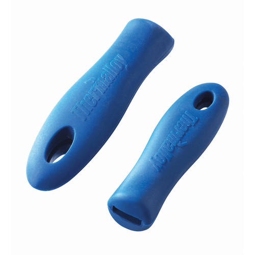Browne Canada Foodservice Smallwares Each / Blue Browne 5811134 THERMALLOY Silicone Handle Sleeve for 10", 12" & 14" Fry Pans - Blue | Denson CFE