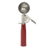 Browne Canada Foodservice Smallwares Each Browne - 1.35 Oz Stainless Steel Ice Cream Scoop with Red Handle - 573324 | Denson CFE