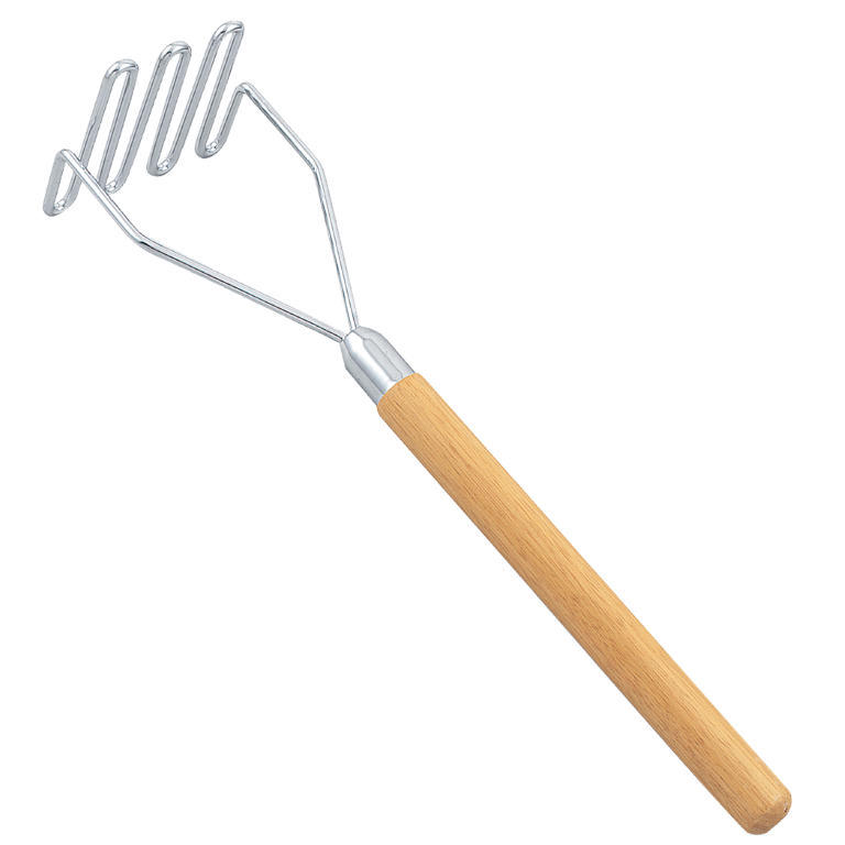 Browne Canada Foodservice Smallwares Each Browne 1623 Twenty Three Inch Square Face Masher with Wooden Handle | Denson CFE