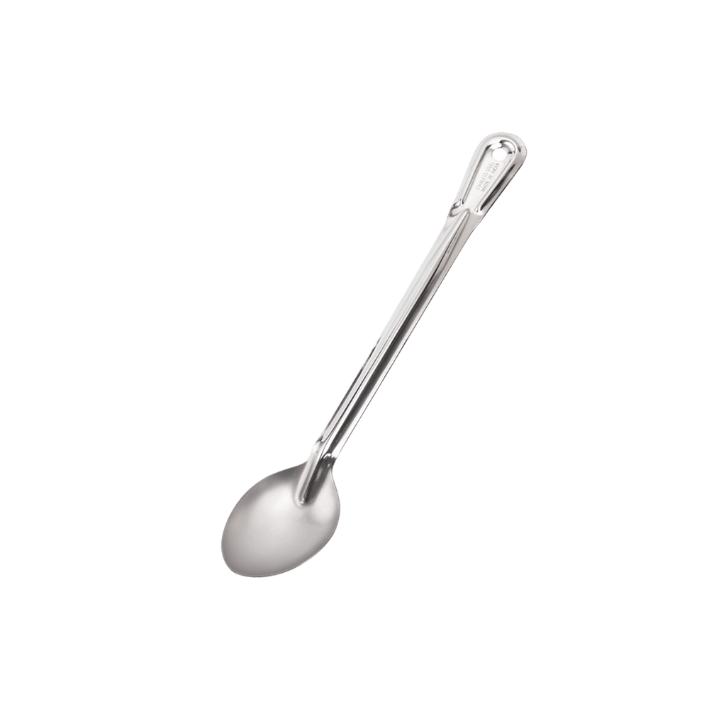 Browne Canada Foodservice Smallwares Each Browne 2750 Eleven Inch Stainless Steel Solid Spoon Heavy Gauge | Denson CFE