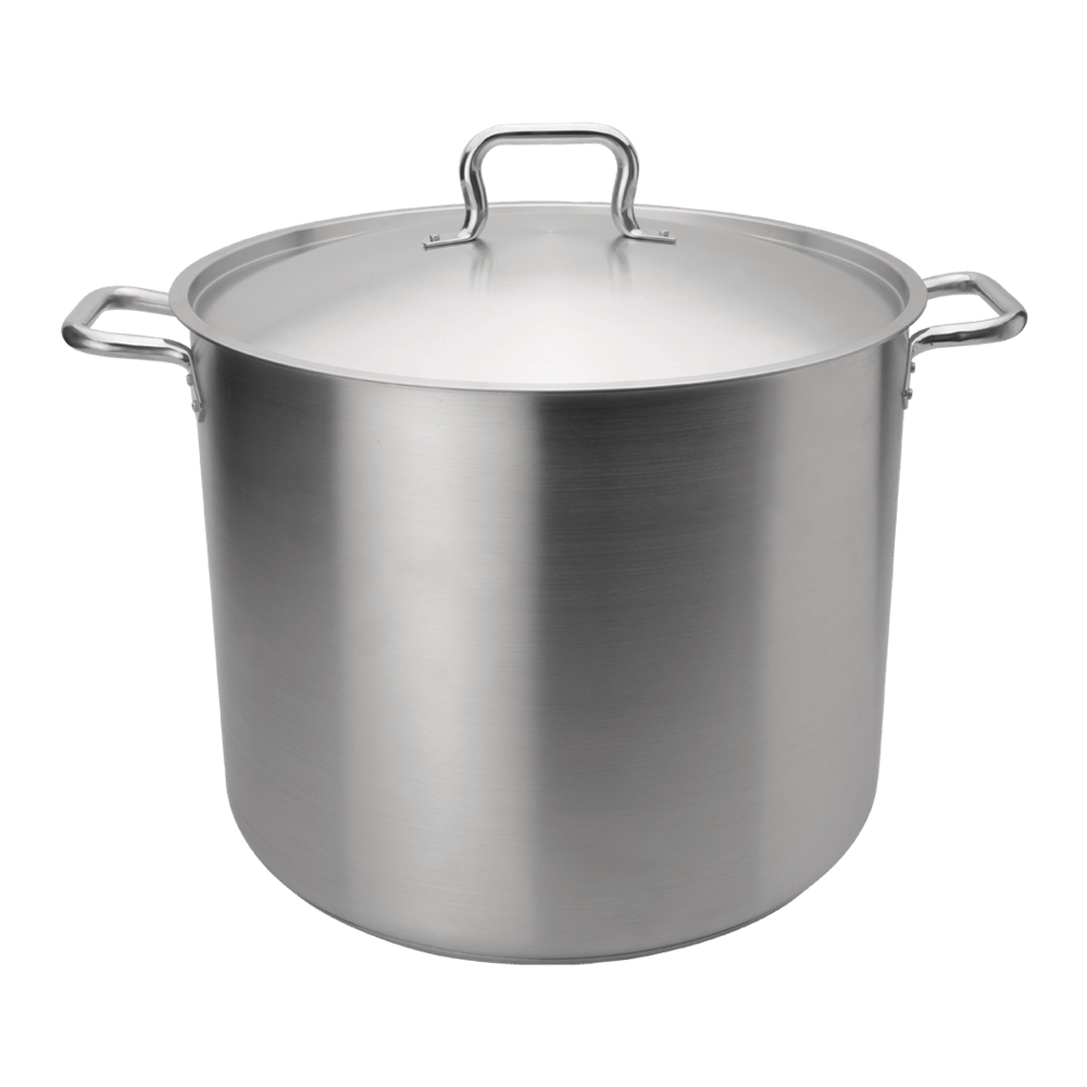 Browne Canada Foodservice Smallwares Each Browne 40 Qt. Elements Stainless Steel Deep Stock Pot - 5733940 | Denson CFE