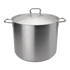 Browne Canada Foodservice Smallwares Each Browne 40 Qt. Elements Stainless Steel Deep Stock Pot - 5733940 | Denson CFE