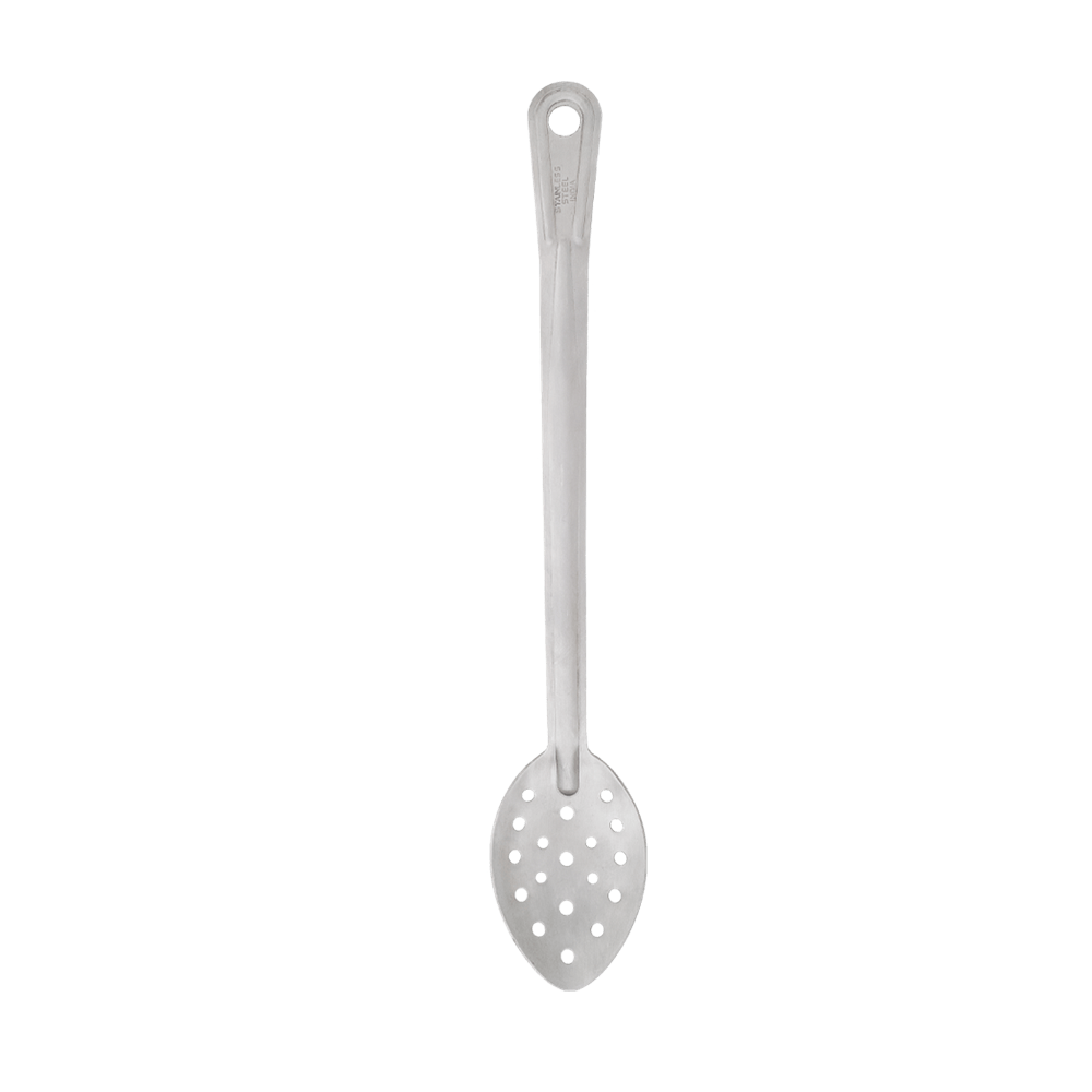 Browne Canada Foodservice Smallwares Each Browne 4766 Renaissance Spoon, Curved Perforated Stainless Steel 13"/33cm | Denson CFE