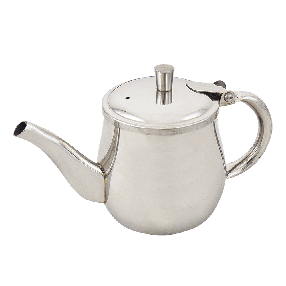 Browne Canada Foodservice Smallwares Each Browne 515200 Gooseneck Teapot Stainless Steel 10 oz | Denson CFE