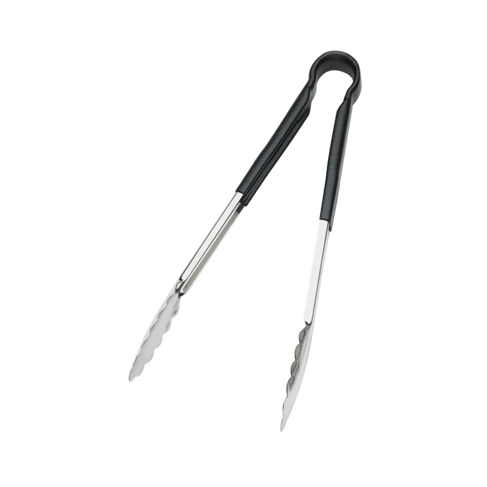 Browne Canada Foodservice Smallwares Each Browne 5512BK 12 inch Tong with Black Coated Handle | Denson CFE