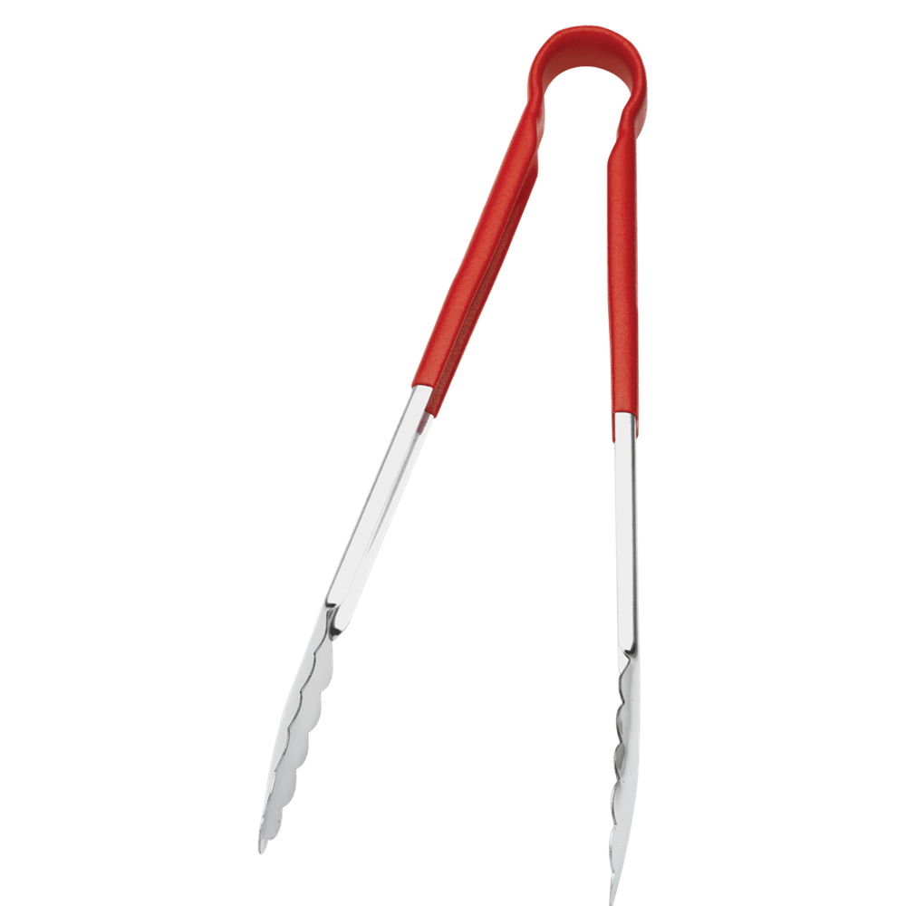 Browne Canada Foodservice Smallwares Each Browne 5513RD 16 Inch Tong with Red Coated Handle | Denson CFE