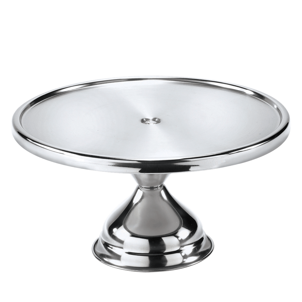 Browne Canada Foodservice Smallwares Each Browne 57125 Stainless Steel Cake Stand Unassembled | Denson CFE