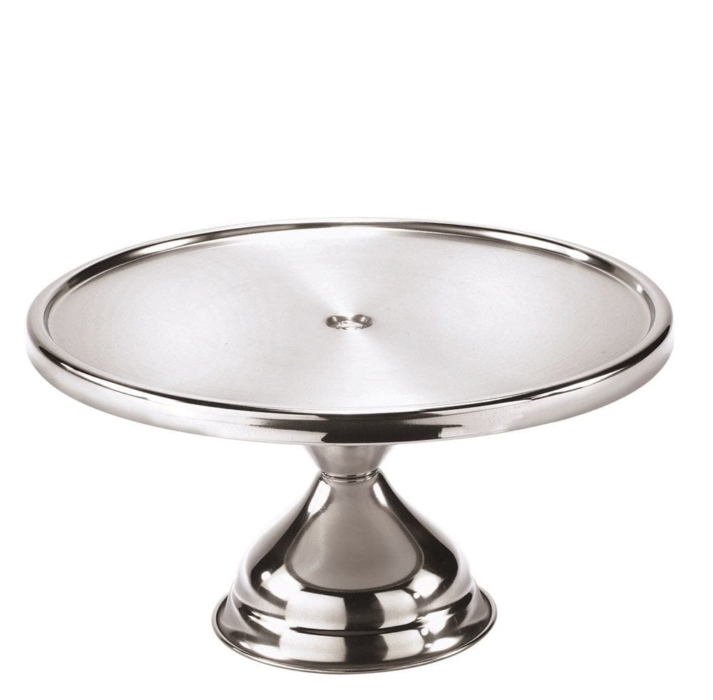 Browne Canada Foodservice Smallwares Each Browne 57125 Stainless Steel Cake Stand Unassembled | Denson CFE