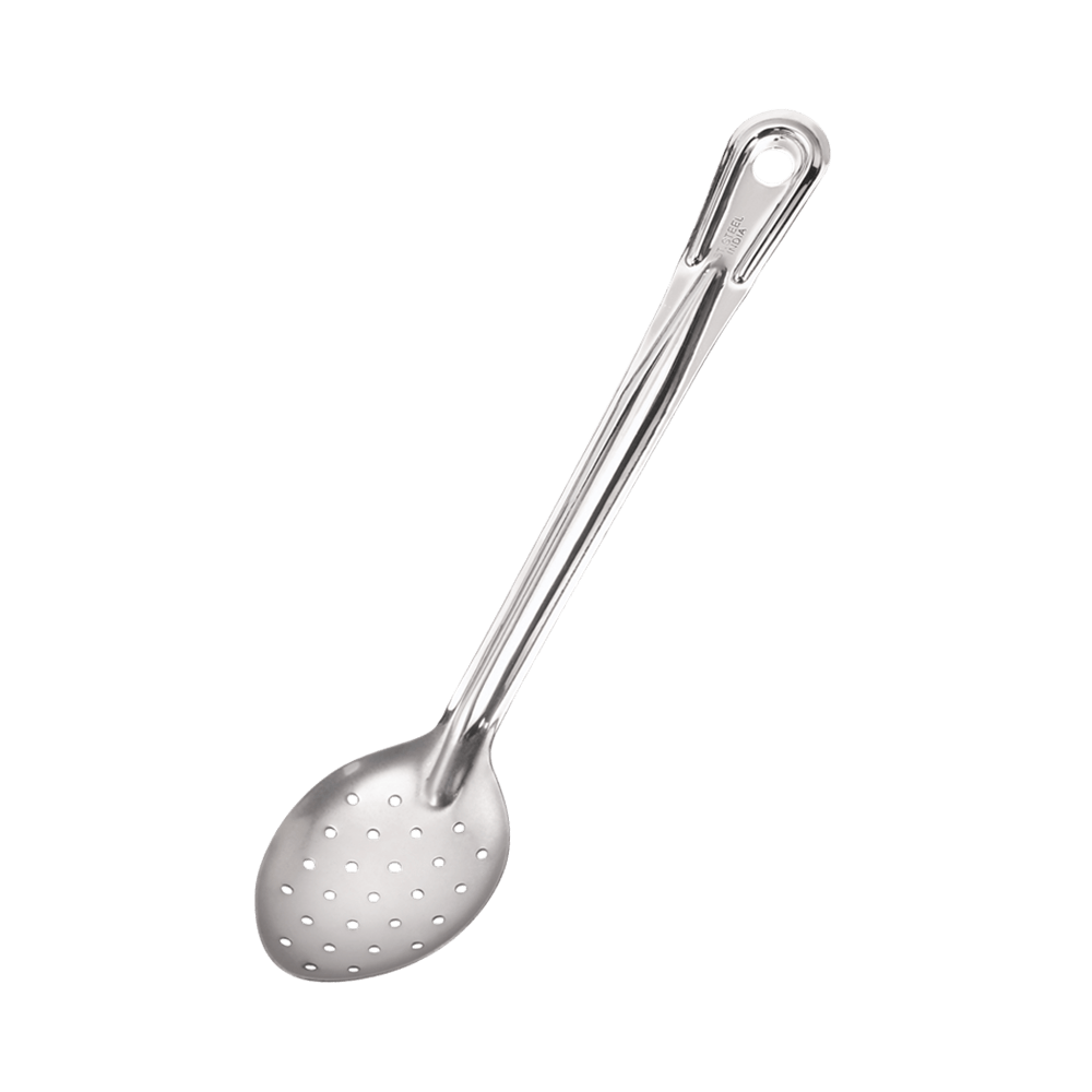 Browne Canada Foodservice Smallwares Each Browne 572152 Stainless Steel Perforated Spoon Medium Gauge 15 Inch | Denson CFE