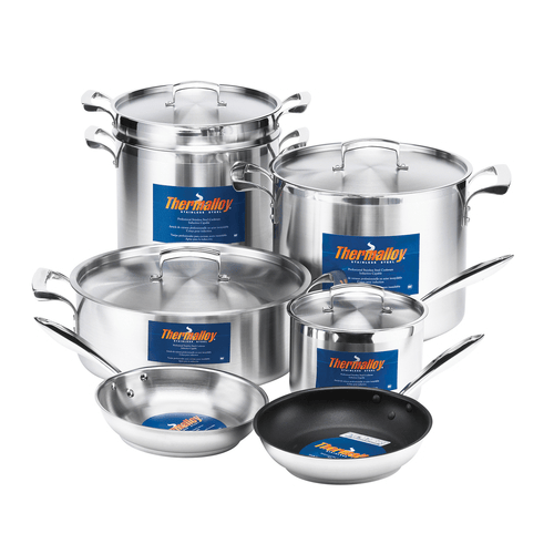 Browne Canada Foodservice Smallwares Each Browne 5723908 THERMALLOY 8.3qt Stainless Steel Stock Pot-Deep | Denson CFE