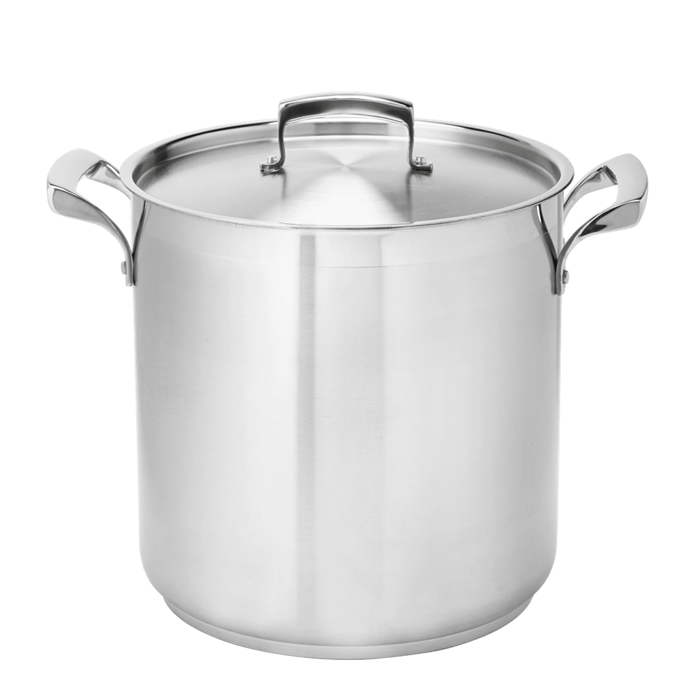 Browne Canada Foodservice Smallwares Each Browne 5723980 THERMALLOY 80qt Stainless Steel Stock Pot Deep | Denson CFE