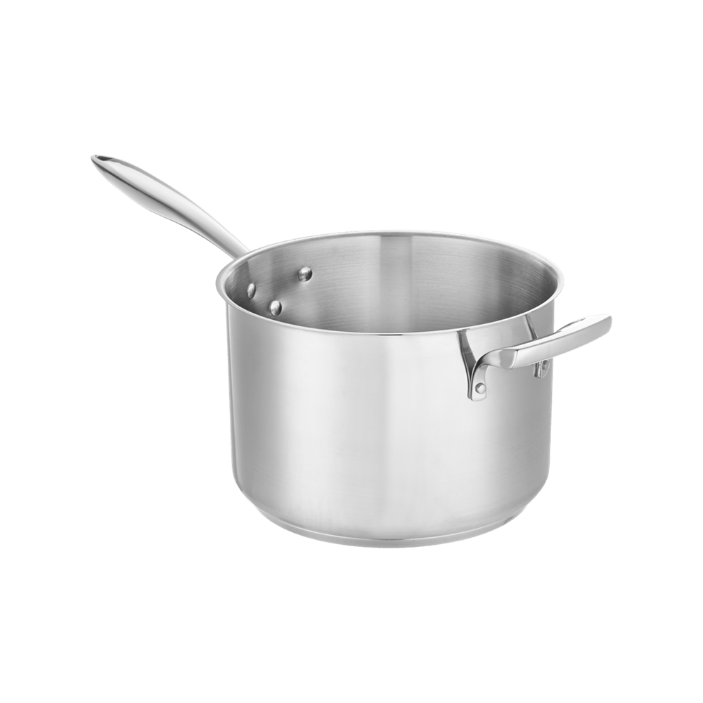 Browne Canada Foodservice Smallwares Each Browne 5724037 THERMALLOY 7.6 Quart Stainless Steel Sauce Pan Deep with Helper Handle NSF | Denson CFE