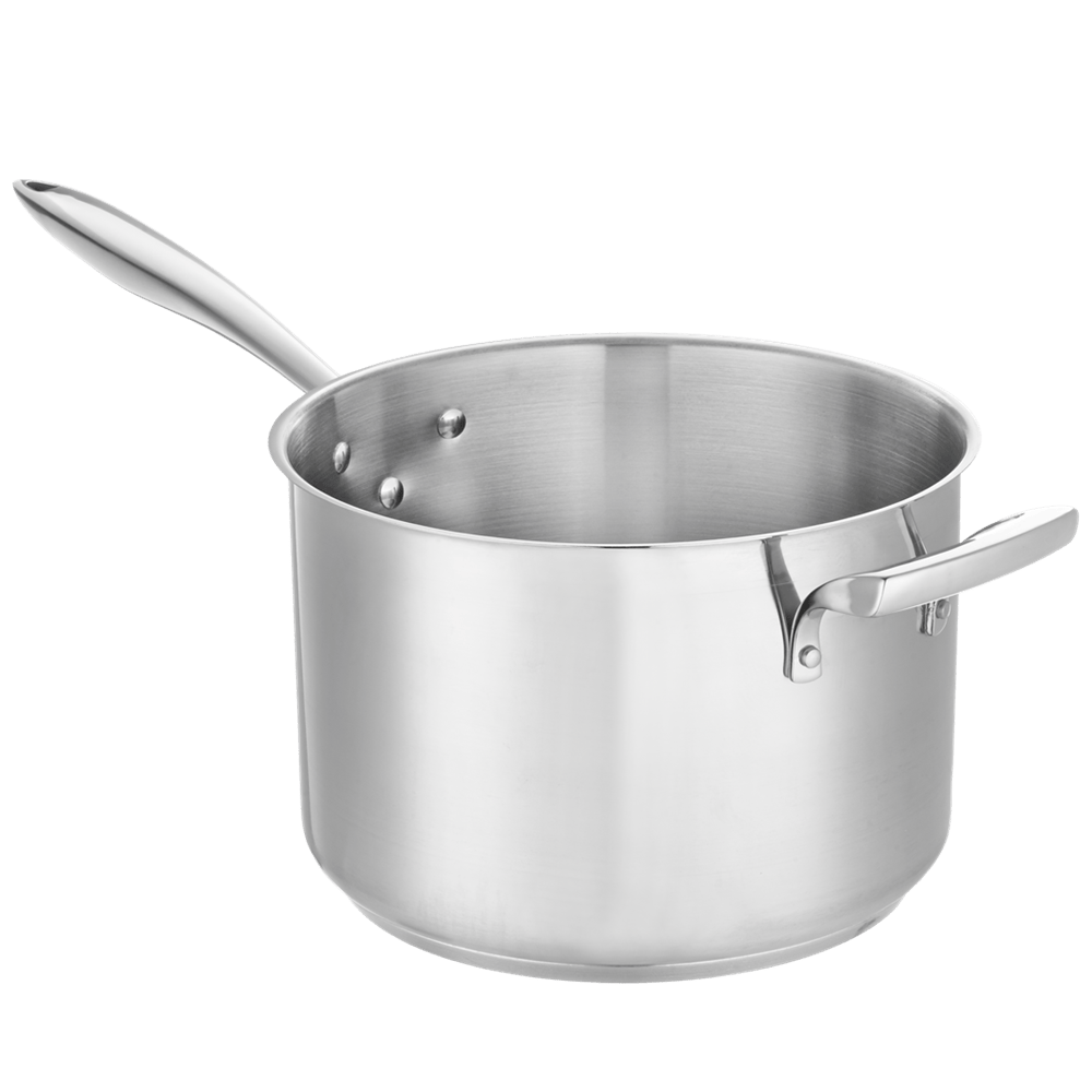 Browne Canada Foodservice Smallwares Each Browne 5724040 THERMALLOY 10qt Stainless Steel Sauce Pan Deep with Helper Handle | Denson CFE
