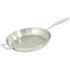 Browne Canada Foodservice Smallwares Each Browne 5724054 THERMALLOY 14" Stainless Steel Fry Pan with Helper Handle | Denson CFE