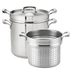 Browne Canada Foodservice Smallwares Each Browne 5724090 THERMALLOY 20qt Stainless Steel Pasta Cooker (3 Piece Set) | Denson CFE