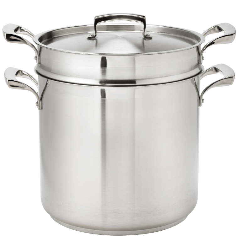Browne Canada Foodservice Smallwares Each Browne 5724090 THERMALLOY 20qt Stainless Steel Pasta Cooker (3 Piece Set) | Denson CFE