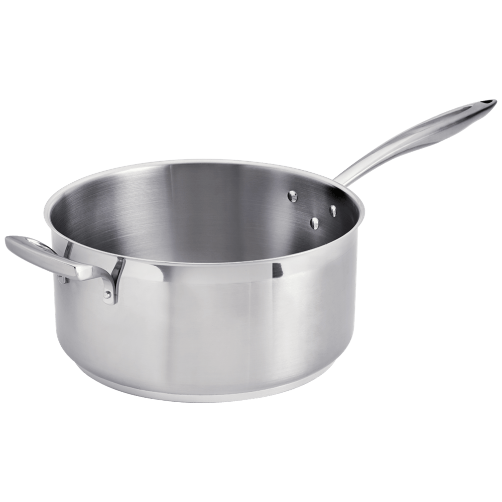 Browne Canada Foodservice Smallwares Each Browne 5724166 THERMALLOY Low Sauce Pan 11" / 28cm 8qt / 8.4L Stainless Steel | Denson CFE