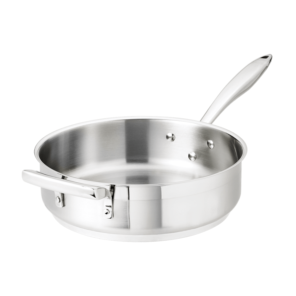 Browne Canada Foodservice Smallwares Each Browne 5724181 THERMALLOY Saute Pan 9.5" / 24cm 3qt / 2.9L Stainless Steel | Denson CFE
