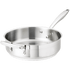 Browne Canada Foodservice Smallwares Each Browne 5724182 THERMALLOY Saute Pan 11" / 28cm 4qt / 4L Stainless Steel | Denson CFE