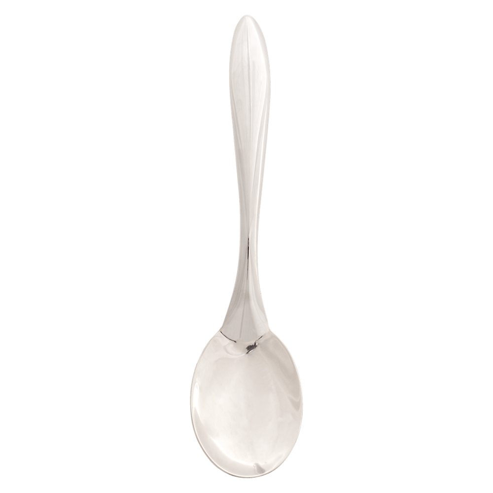 Browne Canada Foodservice Smallwares Each Browne 573173 ECLIPSE 13.5 Inch Solid Spoon 18/8 Stainless Steel | Denson CFE