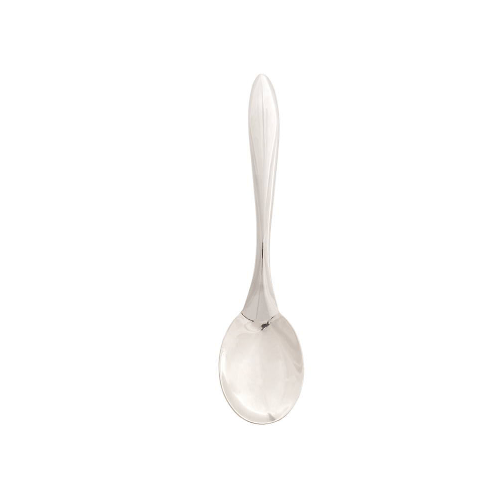 Browne Canada Foodservice Smallwares Each Browne 573180 ECLIPSE 10 Inch Solid Spoon 18/8 Stainless Steel | Denson CFE