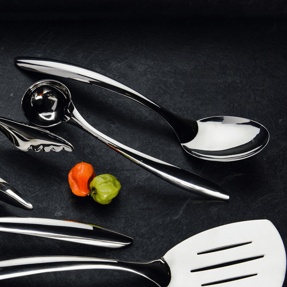 Browne Canada Foodservice Smallwares Each Browne 573280 ECLIPSE Solid Spoon 10 Inch 25.5 Centimeter 18/8 Stainless Steel Brushed Handle | Denson CFE