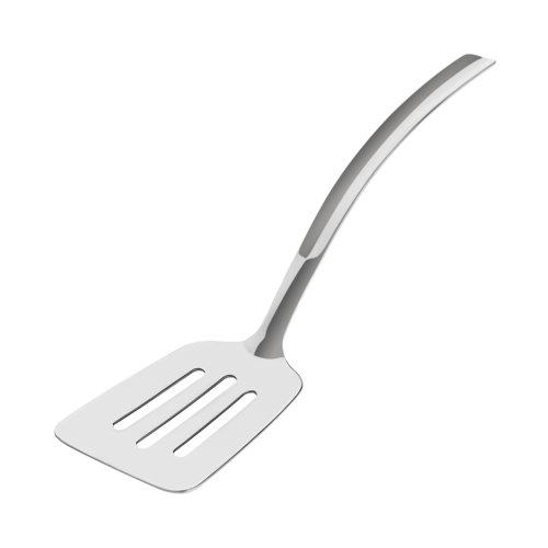Browne Canada Foodservice Smallwares Each Browne 573372 Horizon Slotted Turner - 13.5 in, 18/8 Stainless Steel | Denson CFE
