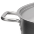 Browne Canada Foodservice Smallwares Each Browne 5733908 ELEMENTS Stock Pot 8qt/8L w/Cover Stainless Steel NSF | Denson CFE