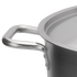 Browne Canada Foodservice Smallwares Each Browne 5733912 ELEMENTS Stock Pot 12qt w/Cover Stainless Steel NSF | Denson CFE