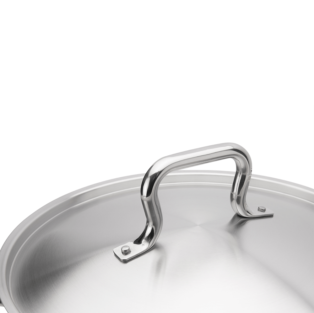 Browne Canada Foodservice Smallwares Each Browne 5733920 ELEMENTS Stock Pot 20qt/19L w/Cover Stainless Steel NSF | Denson CFE