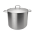 Browne Canada Foodservice Smallwares Each Browne 5733932 ELEMENTS Stock Pot 32 qt./30.25 L with Cover Stainless Steel NSF | Denson CFE