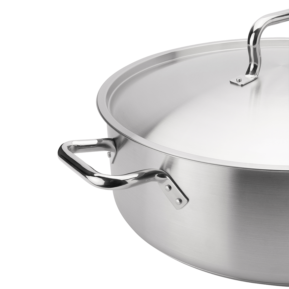 Browne Canada Foodservice Smallwares Each Browne 5734019 ELEMENTS Brazier 20qt/19L with Cover Stainless Steel | Denson CFE