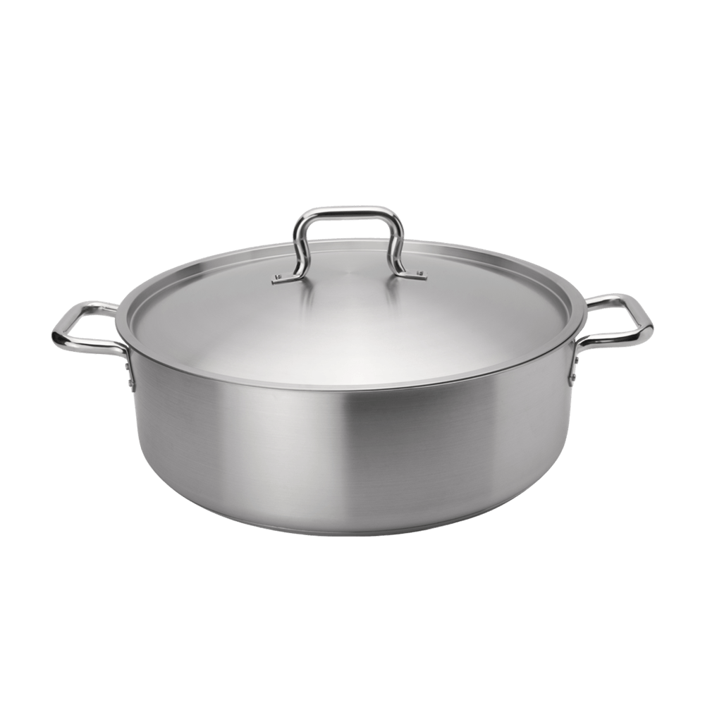 Browne Canada Foodservice Smallwares Each Browne 5734024 ELEMENTS Brazier 25qt/23.75L with Cover Stainless Steel | Denson CFE