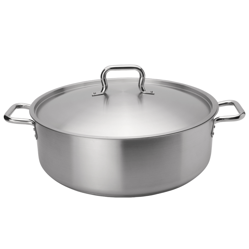 Browne Canada Foodservice Smallwares Each Browne 5734030 ELEMENTS Brazier 30qt/28.5L with Cover Stainless Steel | Denson CFE
