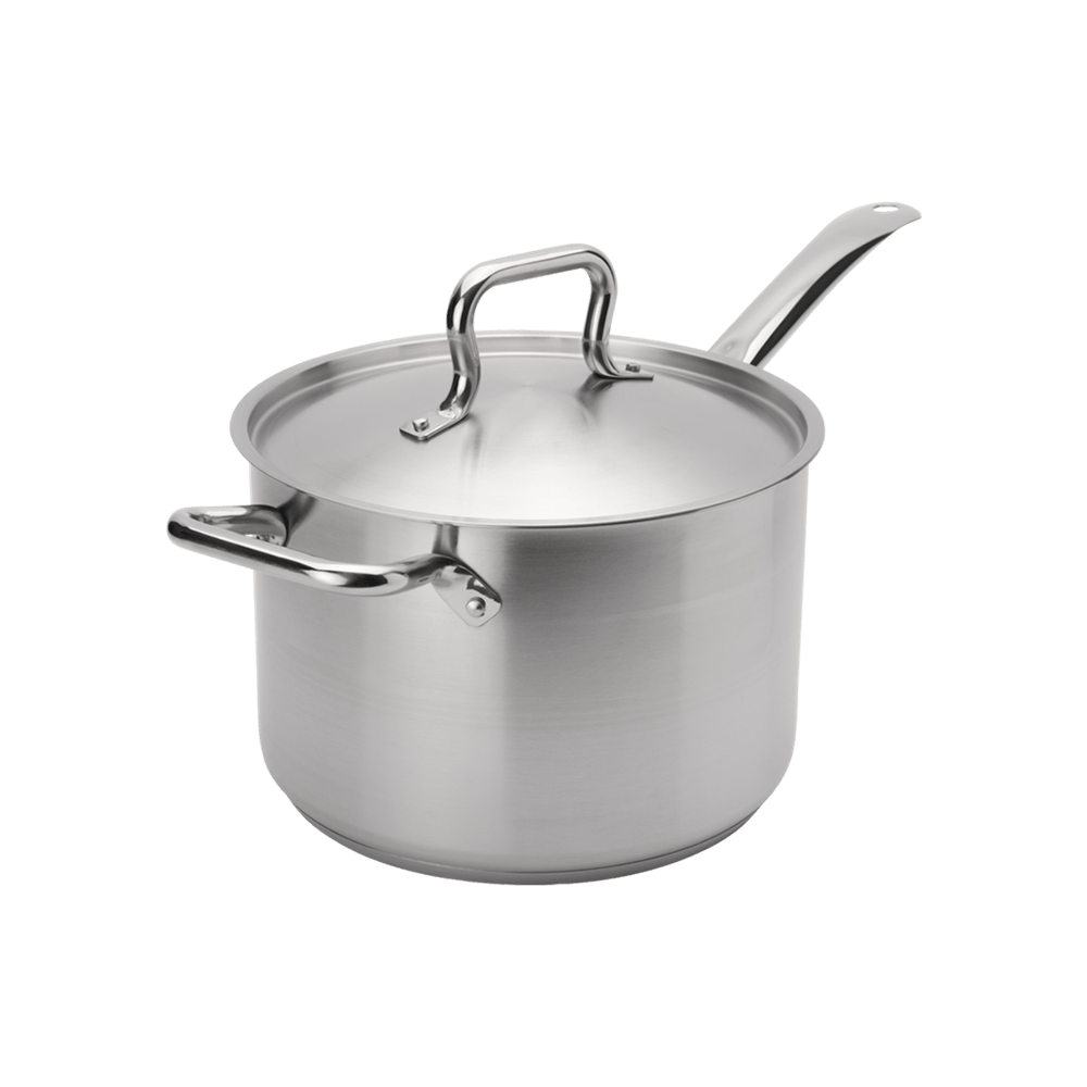 Browne Canada Foodservice Smallwares Each Browne 5734032 ELEMENTS Sauce Pan 2qt/2L with Cover Stainless Steel | Denson CFE