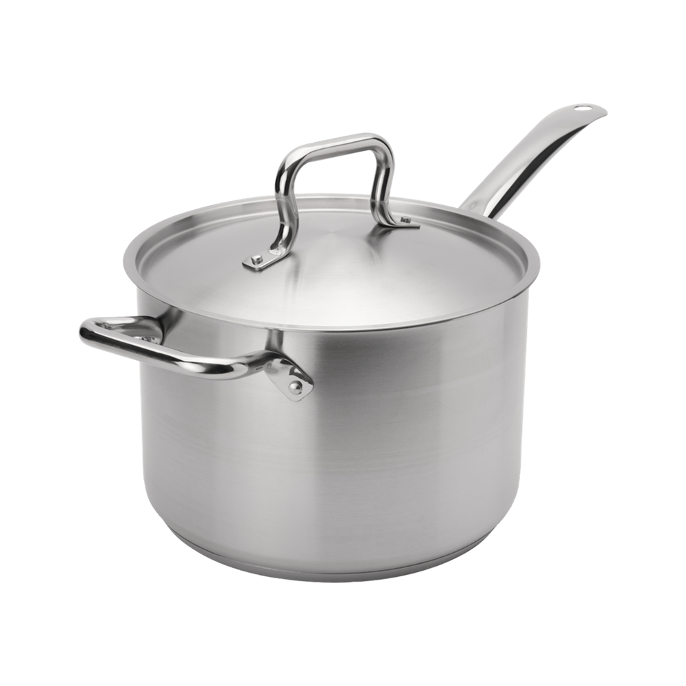 Browne Canada Foodservice Smallwares Each Browne 5734034 Elements Sauce Pan - 4.5 qt, Stainless Steel | Denson CFE