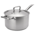 Browne Canada Foodservice Smallwares Each Browne 5734035 ELEMENTS Sauce Pan 5.3qt/5L with Cover Stainless Steel | Denson CFE