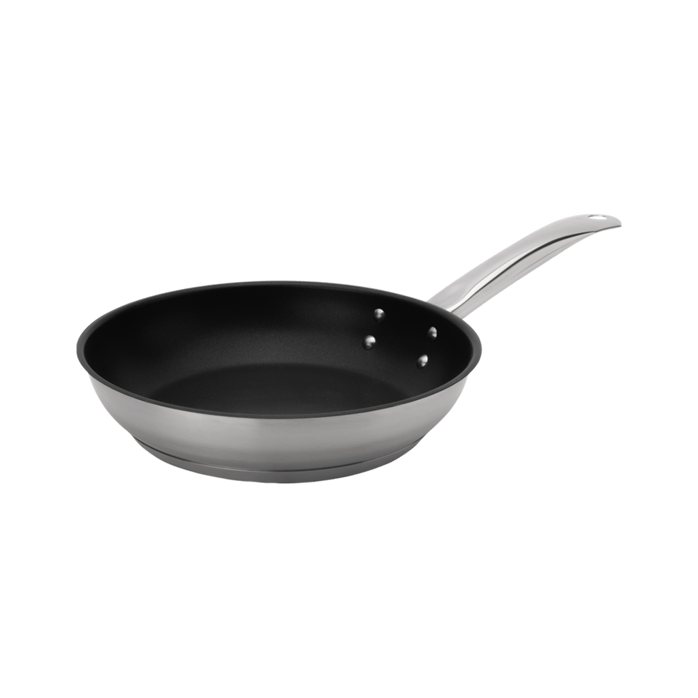 Browne Canada Foodservice Smallwares Each Browne 5734061 11" Stainless Steel Fry Pan with Teflon Select® Non-Stick Coating | Denson CFE