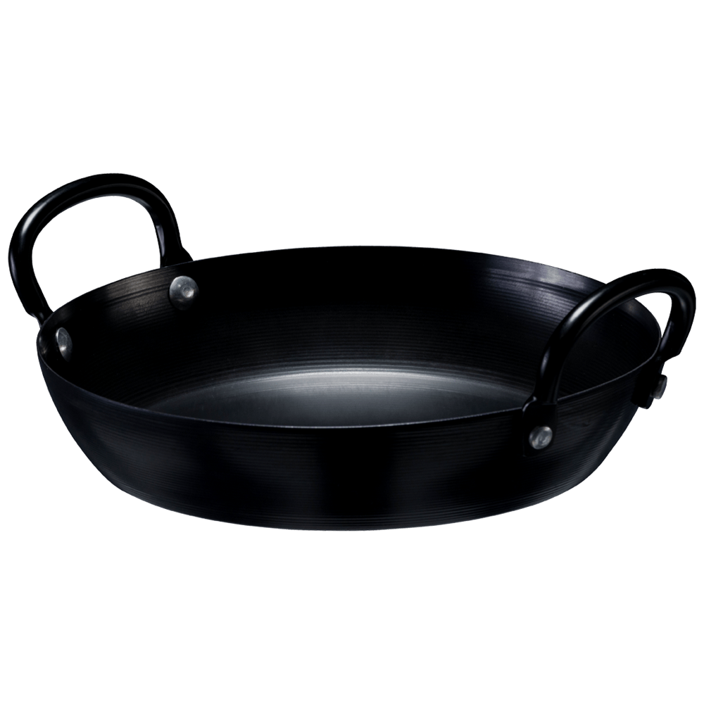 Browne Canada Foodservice Smallwares Each Browne 573752 THERMALLOY Fry Pan Two Hand 11.8 Inch Black Carbon Steel | Denson CFE