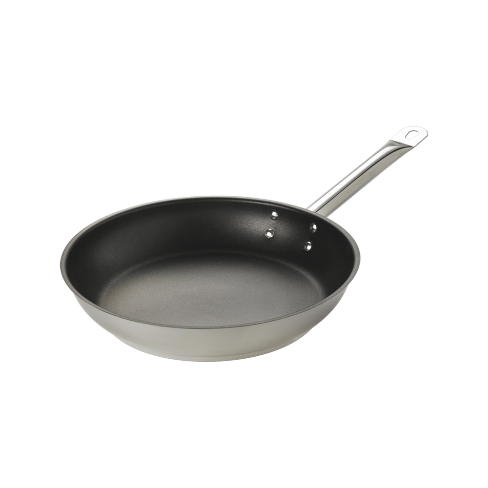 Browne Canada Foodservice Smallwares Each Browne 573776 THERMALLOY Stainless Steel Excalibur Coated Non Stick Fry Pan 9.5 Inch | Denson CFE