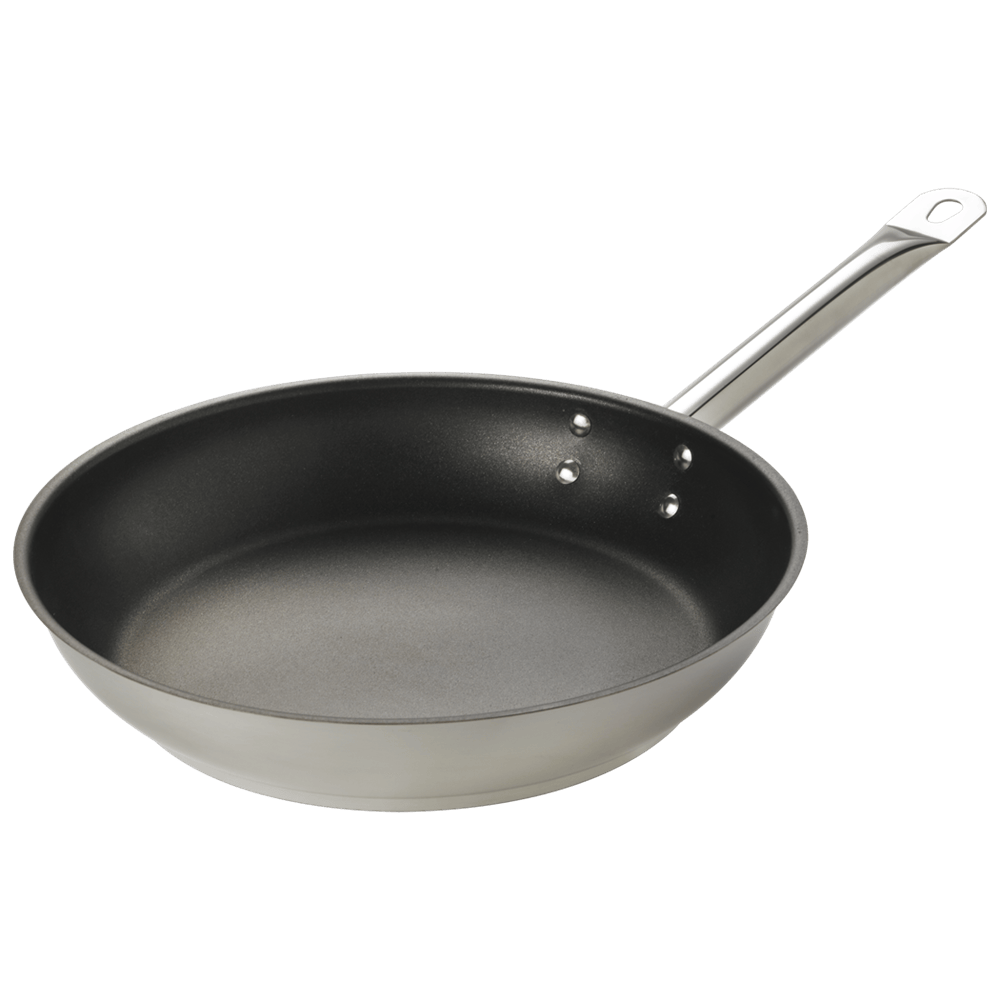 Browne Canada Foodservice Smallwares Each Browne 573778 THERMALLOY Stainless Steel Excalibur Coated Non Stick Fry Pan 12.5 Inch | Denson CFE