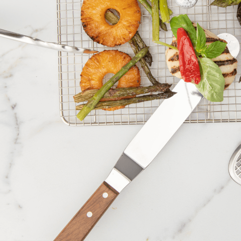 Browne Canada Foodservice Smallwares Each Browne 573832 Icing Spatula 12 Inch with Wood Handle | Denson CFE