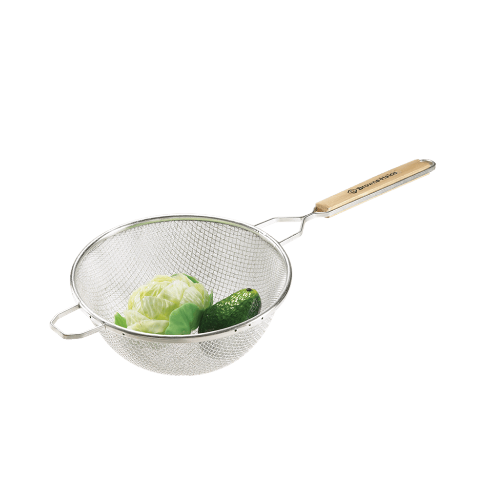 Browne Canada Foodservice Smallwares Each Browne 574126 Double Mesh Strainer Medium 6.25 Inch Bowl | Denson CFE