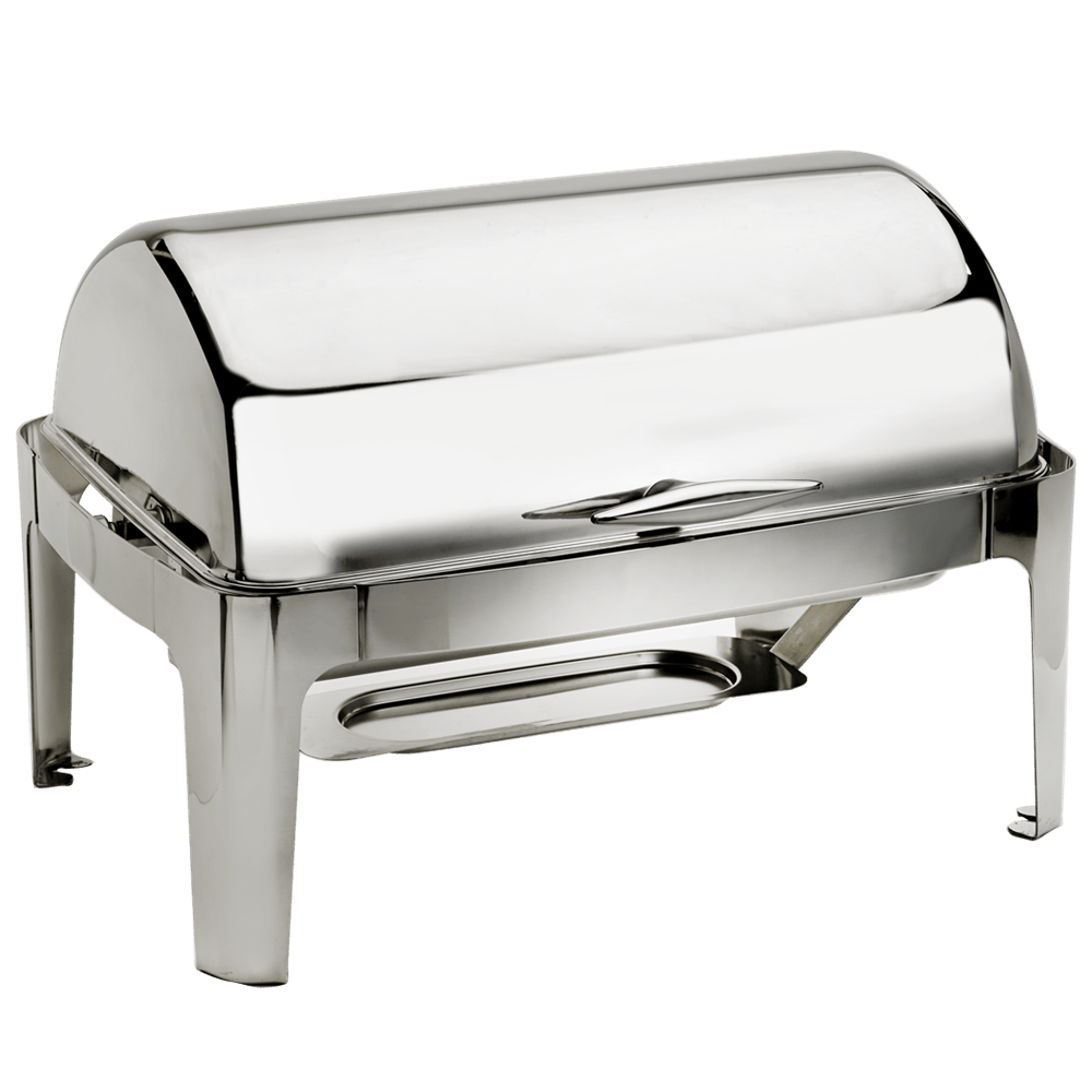 Browne Canada Foodservice Smallwares Each Browne 575137 Cadence Full Size Rectangular Chafer with Roll Top Cover | Denson CFE