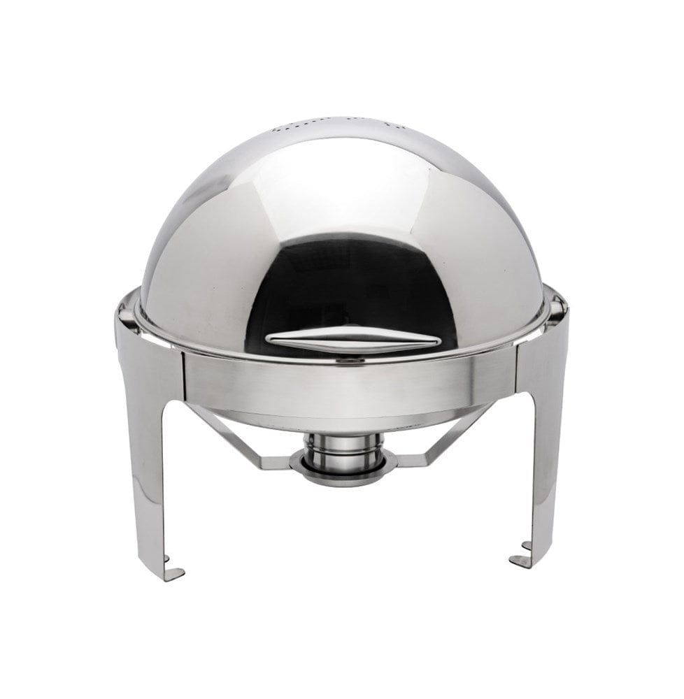 Browne Canada Foodservice Smallwares Each Browne 575138 Rondo Round Chafer 7qt 6.6L with Roll Top Cover | Denson CFE