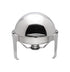 Browne Canada Foodservice Smallwares Each Browne 575138 Rondo Round Chafer 7qt 6.6L with Roll Top Cover | Denson CFE