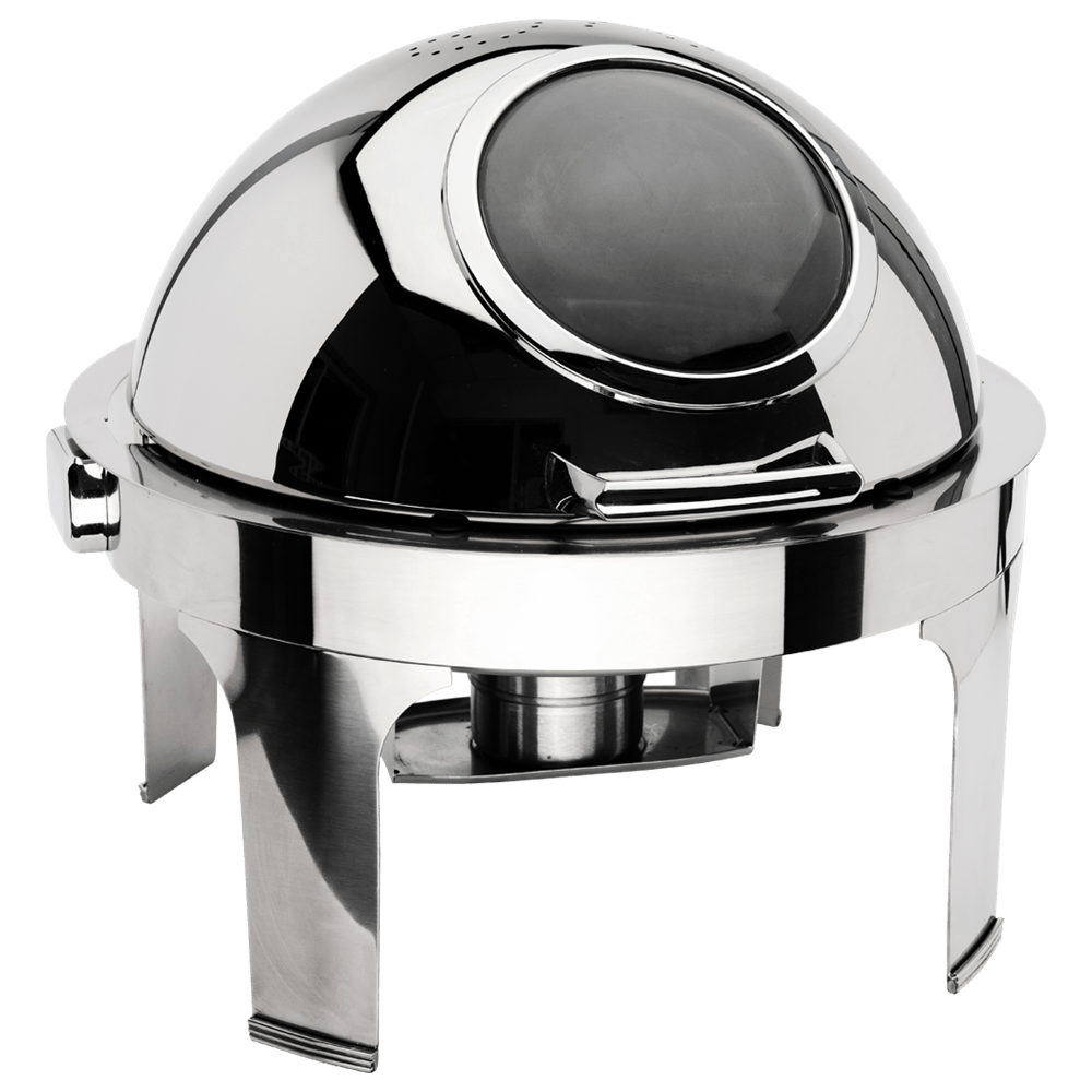 Browne Canada Foodservice Smallwares Each Browne 575167 NAUTILUS Round Chafer 7qt 6.6L with Roll Top Cover | Denson CFE