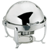 Browne Canada Foodservice Smallwares Each Browne 575171 OCTAVE Round Chafer 7qt 6.6L Dripless with Roll Top Cover | Denson CFE