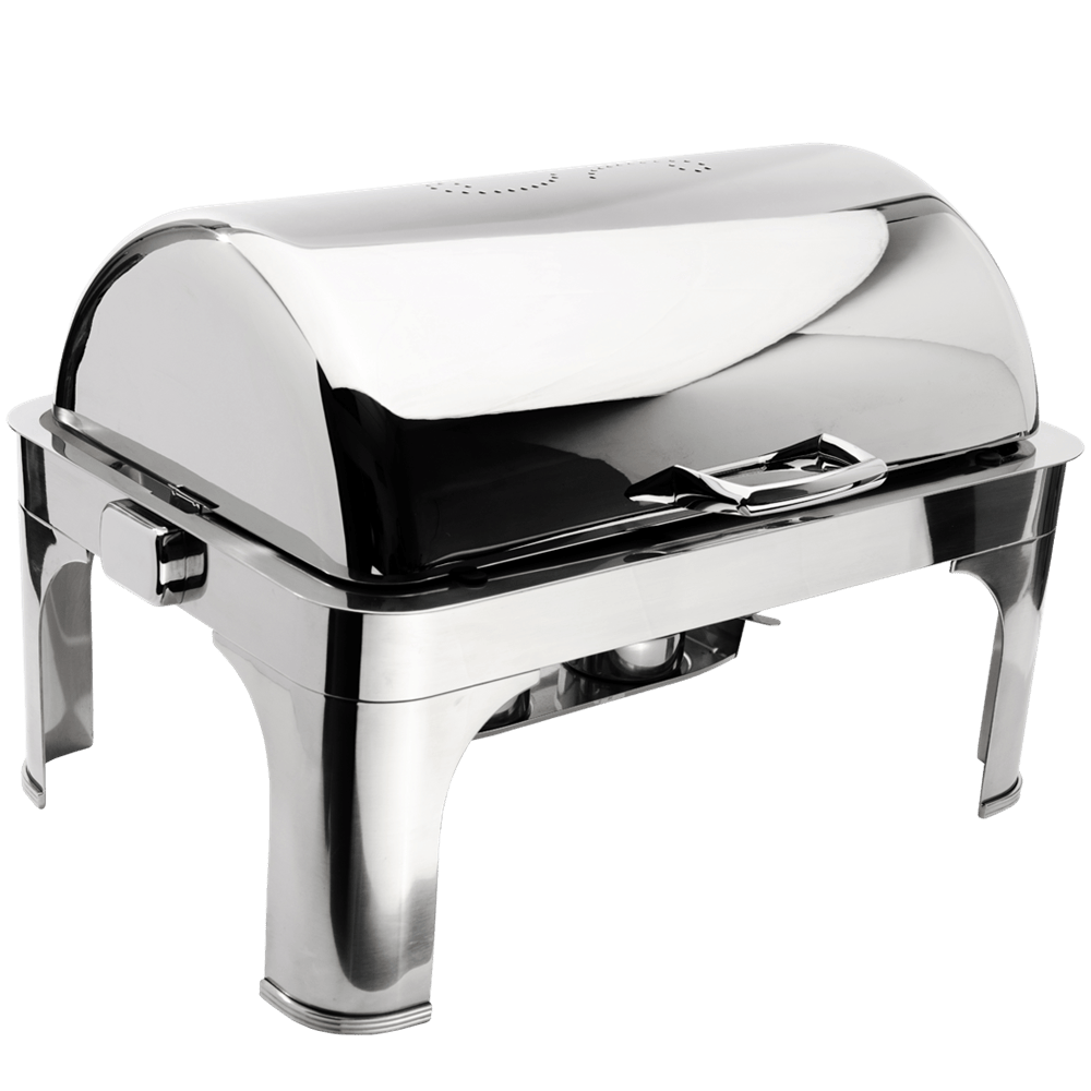 Browne Canada Foodservice Smallwares Each Browne 575175 HARMONY Full Size Rectangular Chafer with Roll Top Cover | Denson CFE