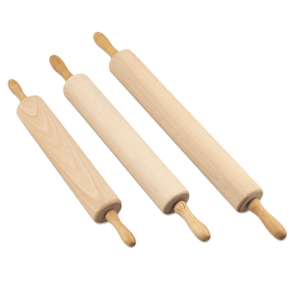 Browne Canada Foodservice Smallwares Each Browne 575215 (1315) 15" Hardwood Rolling Pin w/ Stainless Steel Ball Bearings | Denson CFE